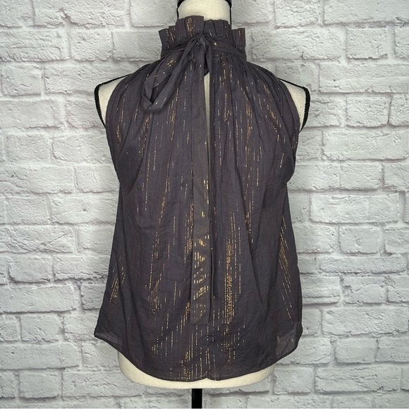 Laura Egloff Metallic Thread Sleeveless Top - Picture 6 of 16